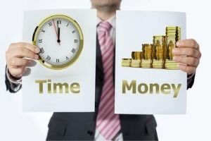 Visual Representations of Time and Money