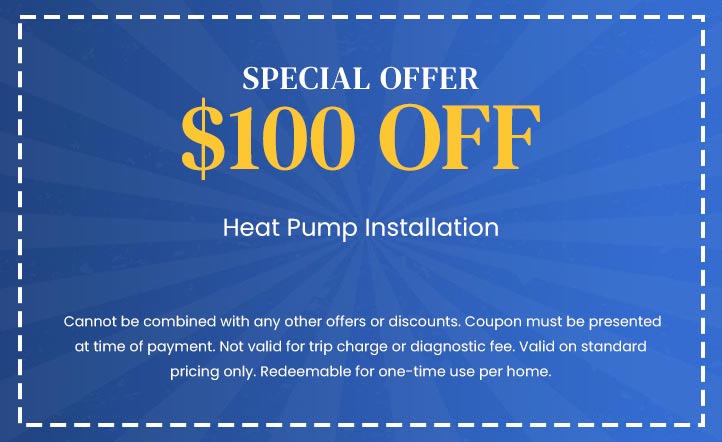 Discount on Heat Pump Installation