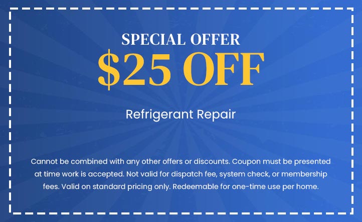 Discount on Refrigerant Repair